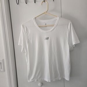 New Balance Women's White Performance Tee